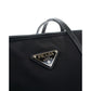 Black Nylon Tote Bag