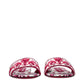 Pink Fabric Slippers