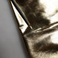 Gold Acetate Crystal High Waist Mini Skirt