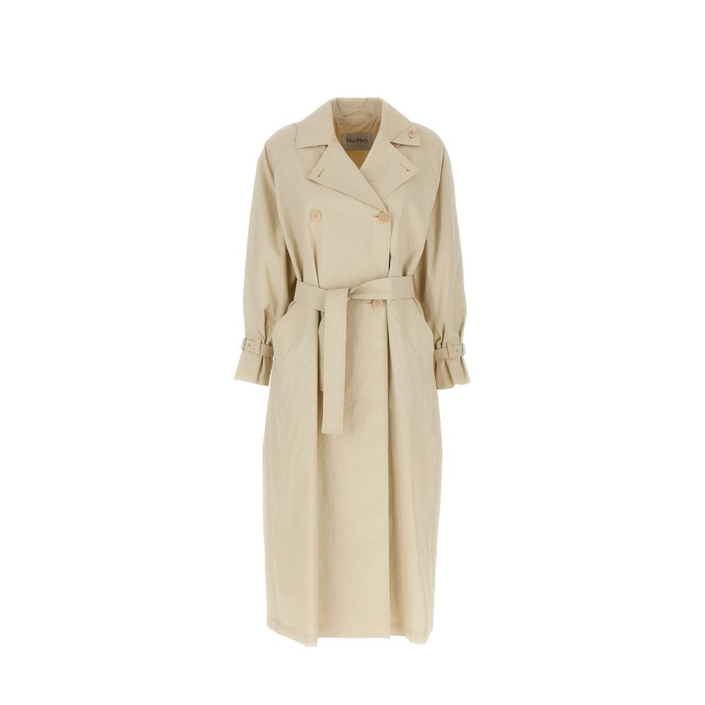 Beige Cotton Coat