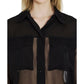 Black Silk Dress Shirt