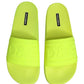 Green Rubber Slides Sandals Beachwear Shoes