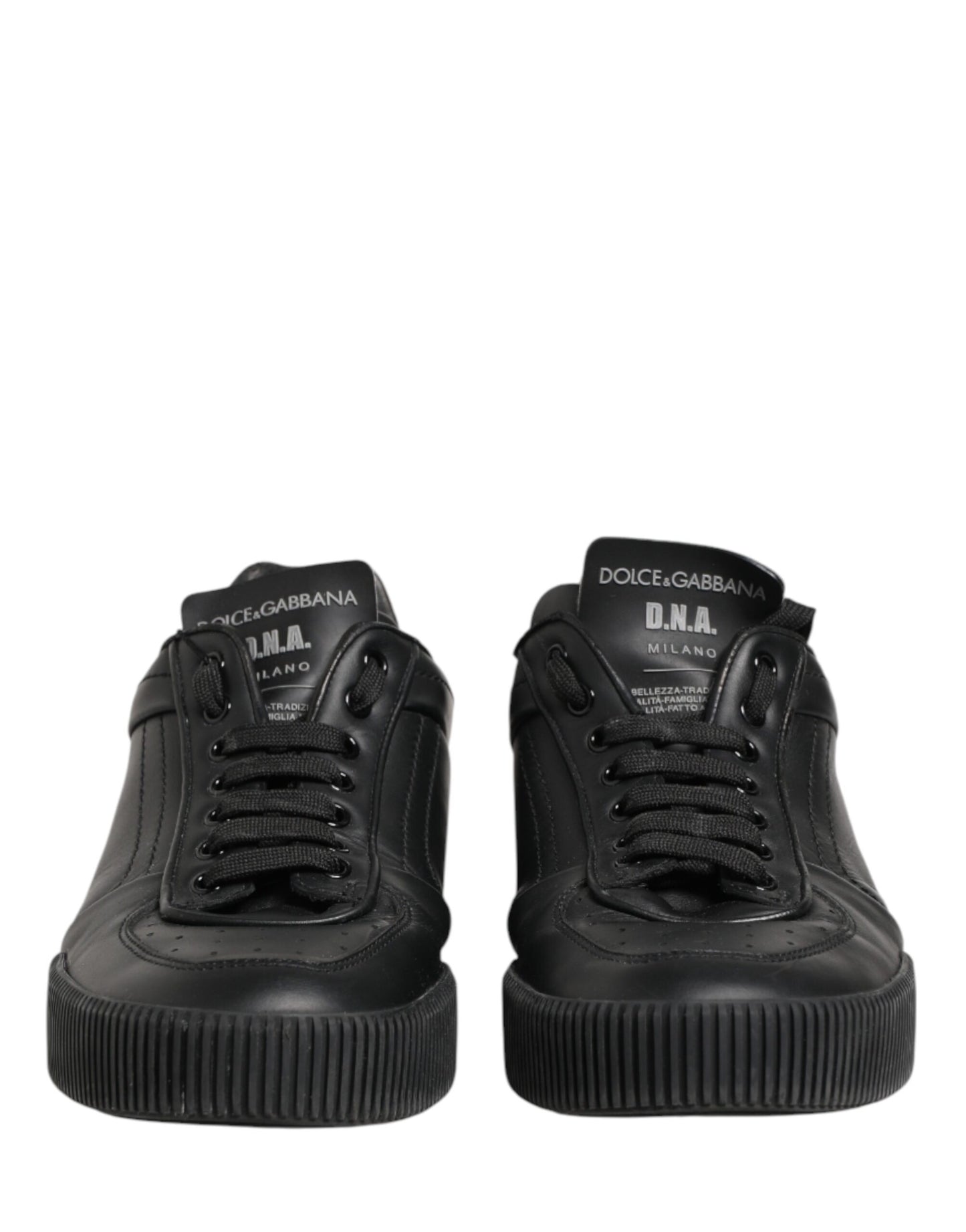Black MIAMI Calf Low Top Men Sneakers  Shoes