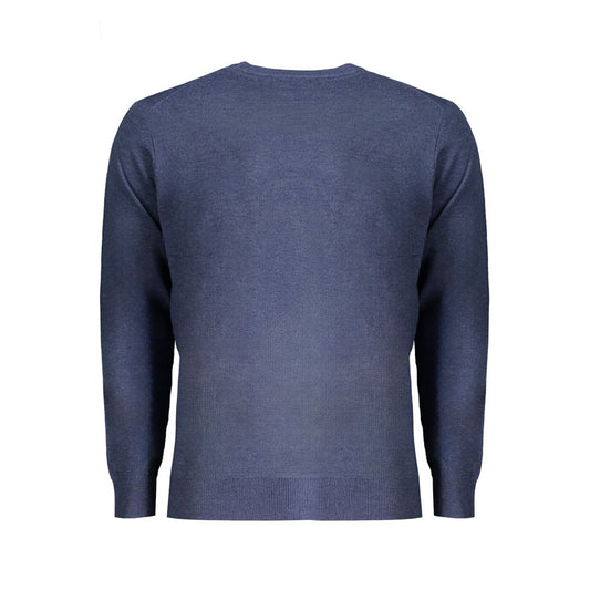 Blue Wool Men's Sweater