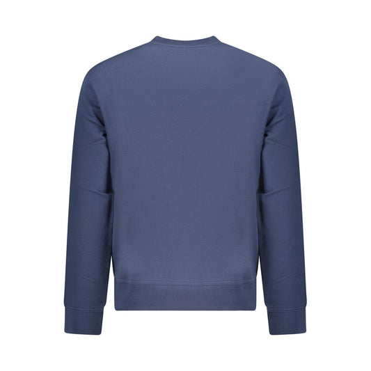 Blue Cotton Men's Sweatshirt