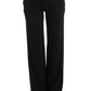 Elegant Wide Leg Black Trousers