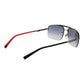 Gray Stainless Steel Sunglasses
