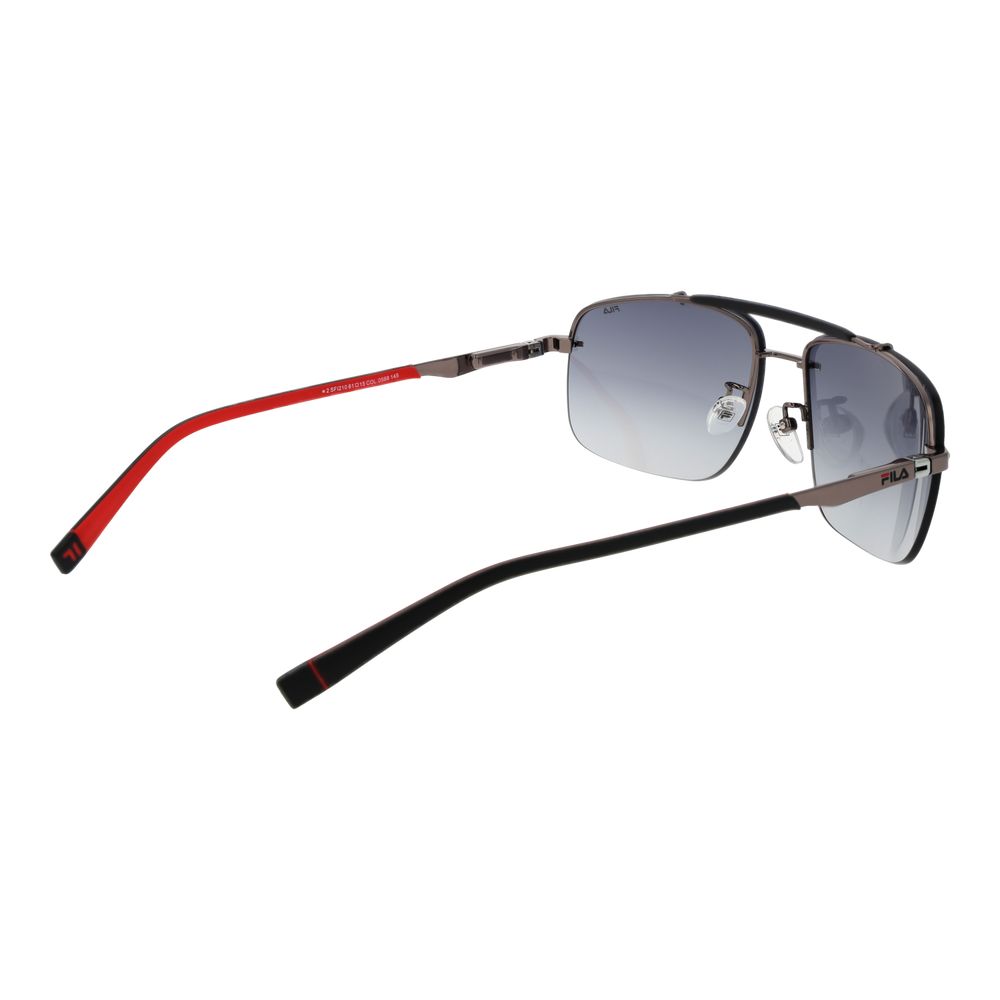 Gray Stainless Steel Sunglasses