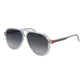 Gray Stainless Steel Sunglasses