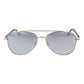 Silver Rubber Sunglasses