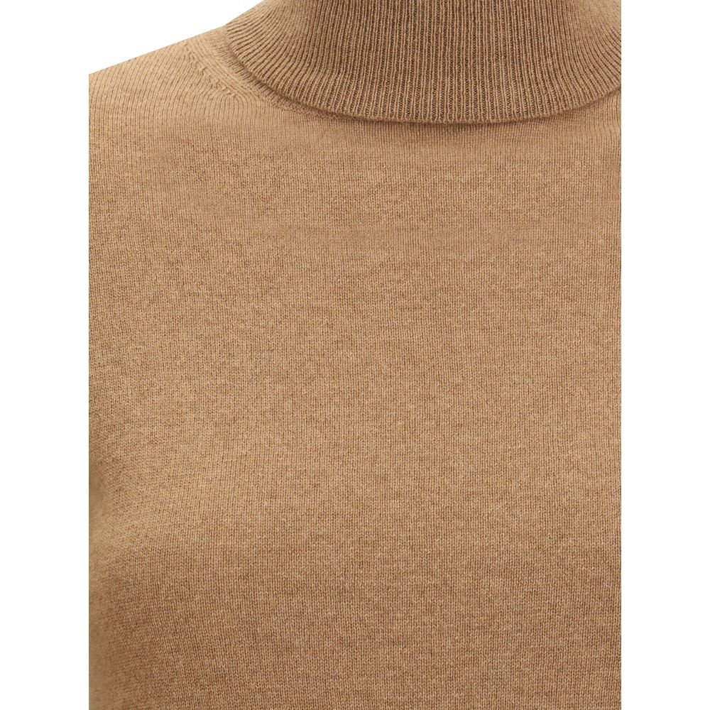 Brown Wool Turtleneck