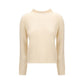 Cream Polyamide Sweatshirt
