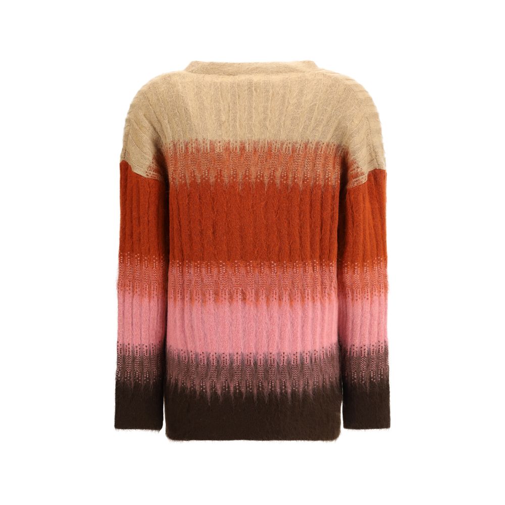 Multicolor Mohair Cardigan