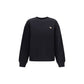 Black Cotton Sweatshirt