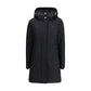 Black Polyester Parka