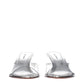 Transparent Pvc Stiletto Heel Sandals