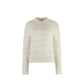 White Elastane Sweatshirt