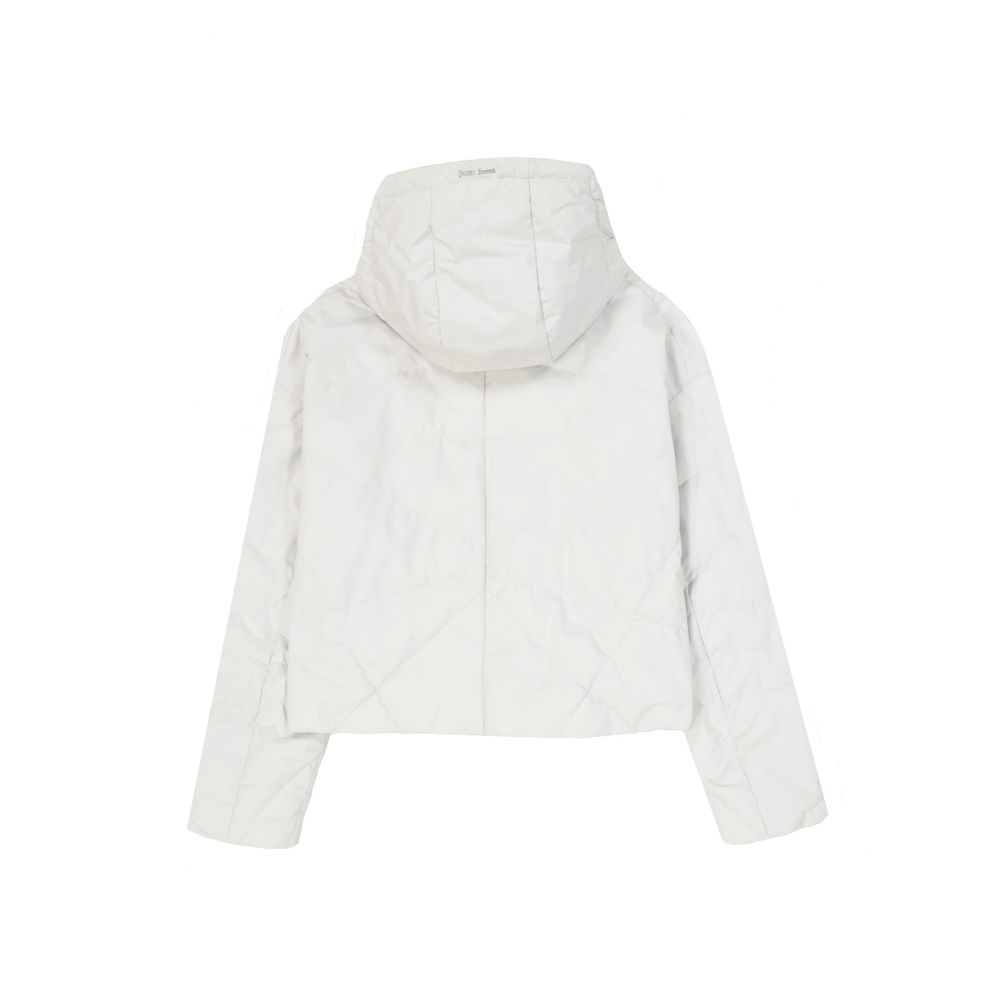 Gray Polyester Shell Jacket