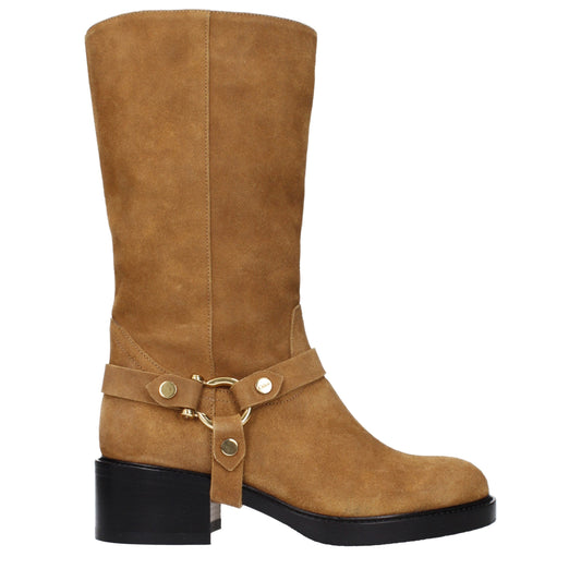 Brown Leather Ankle Boots