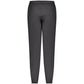 Black Cotton Women's Sport Trouser