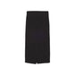Black Cotton Long Skirt