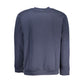 Blue Polyester Men Sweatshirt