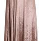 Chocolate Viscose High Waist A-line Maxi Skirt