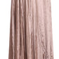 Chocolate Viscose High Waist A-line Maxi Skirt