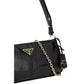 Black Calf Leather Bos Taurus Shoulder Bag