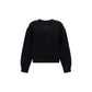 Black Cotton Sweatshirt
