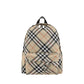 Beige Polyester Backpack