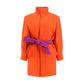 Orange Silk Coat