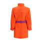 Orange Silk Coat