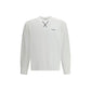 White Cotton Sweatshirt