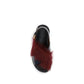 Multicolor Calf Leather Bos Taurus Flat Sandals