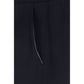 Blue Cotton Athletic Pants