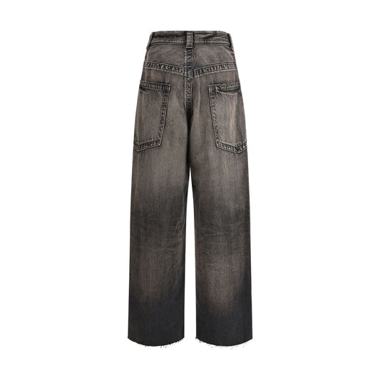 Black Cotton Jeans Denim