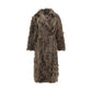 Brown Polyester Coat