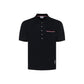 Blue Cotton Polo Shirt