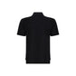 Black Cotton Polo Shirt