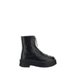 Black Calf Leather Bos Taurus Ankle Boots
