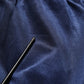 Blue Nylon Jogger Mid Waist Trouser Pants
