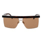 Brown Plastic Sunglasses