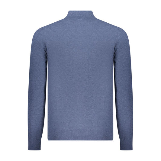Blue Wool Men's Sweater