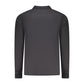Black Cotton Men Polo Shirt