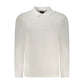 White Cotton Men Polo Shirt