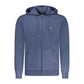Blu Poliammide Male Cardigan