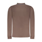 Marrone Cotton Men Polo-Shirt
