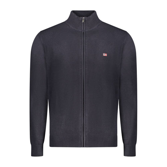 Blu Poliammide Men Cardigan