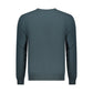 Blue Cotton Men Sweatshirt